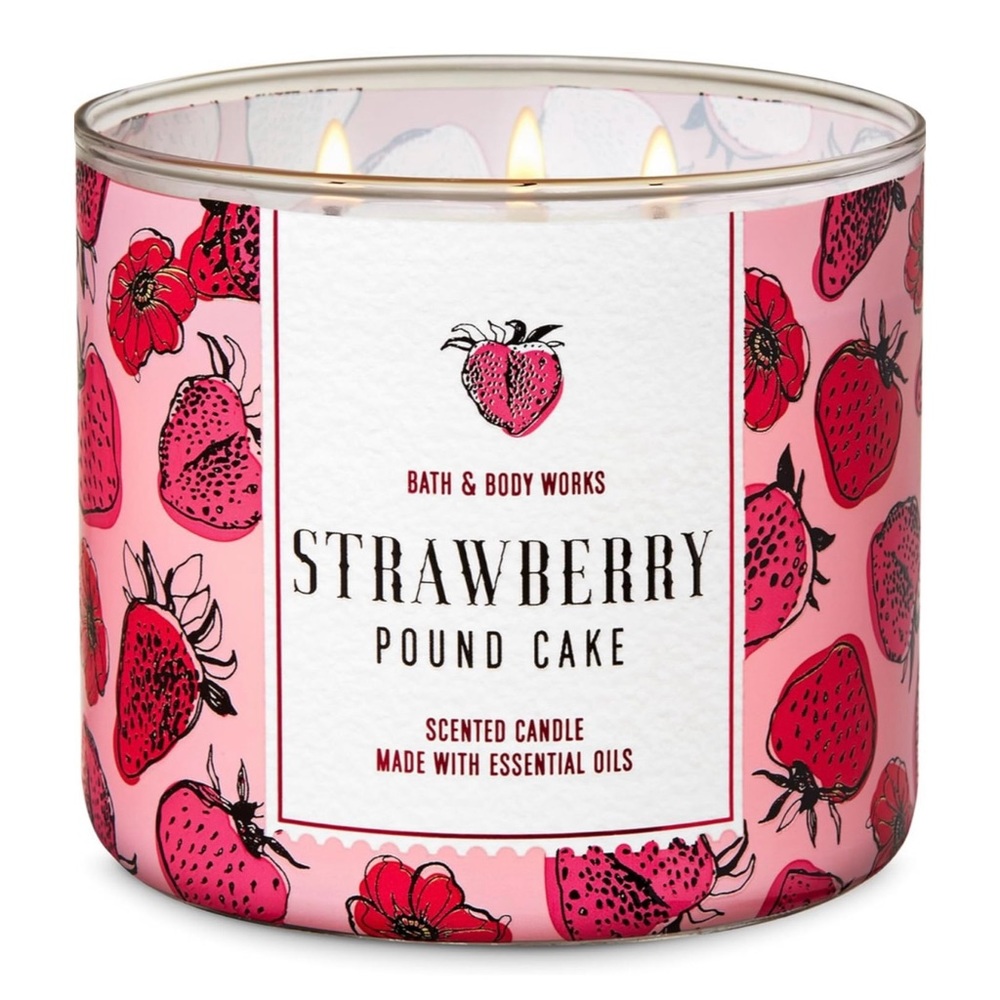 STRAWBERRY POUND CAKE CANDLE